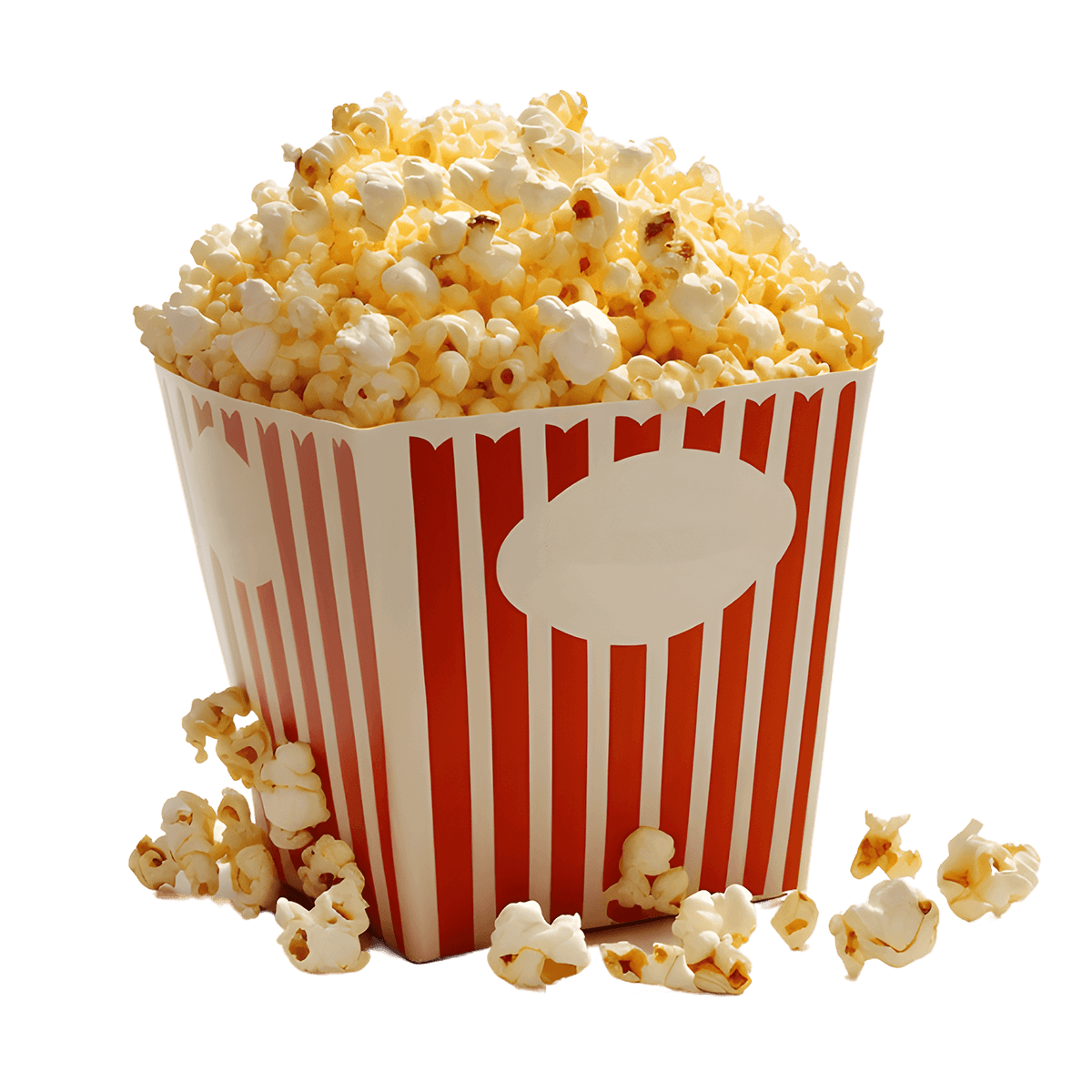 Popcorn in T&uuml;te Grafik